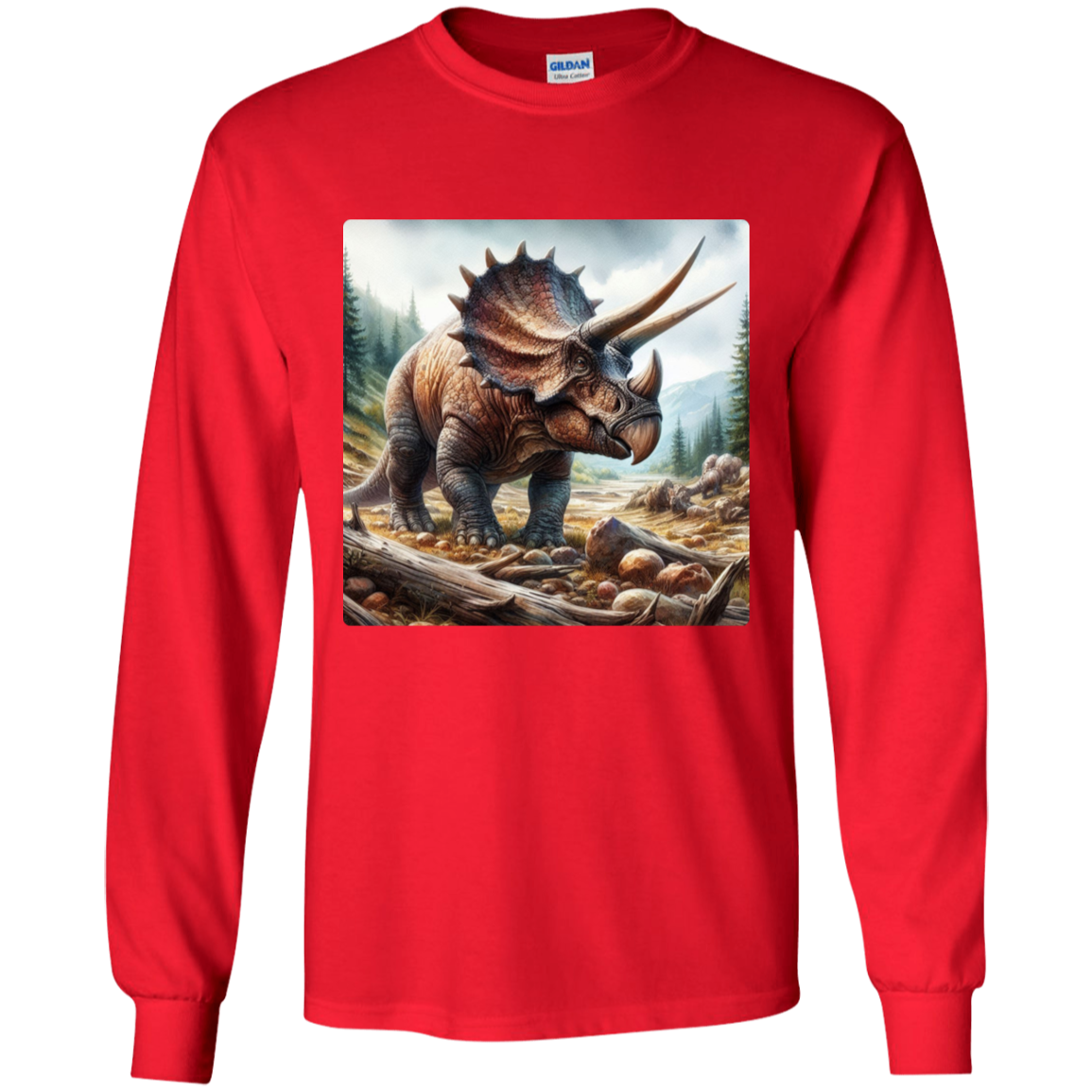 Triceratop LS T-Shirt