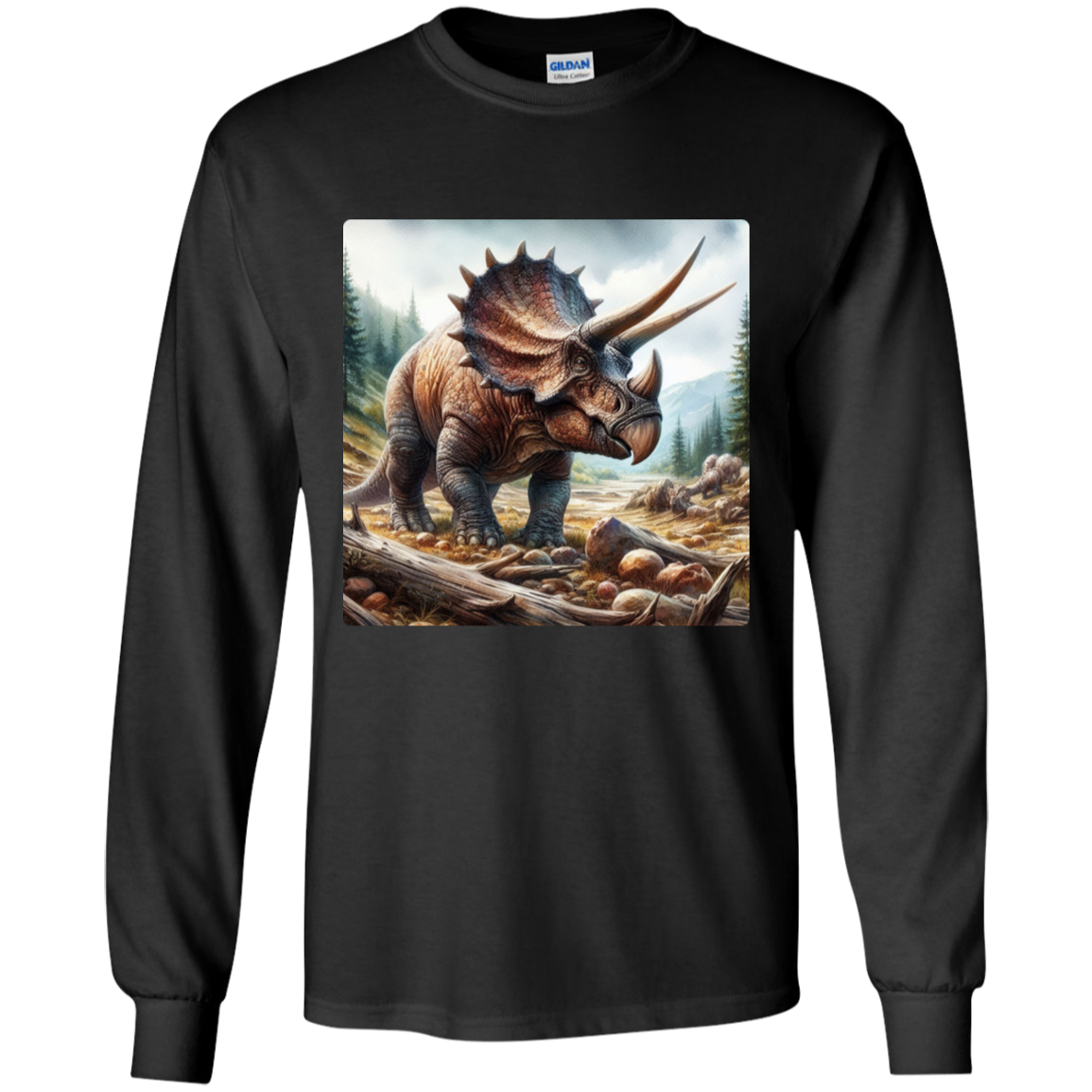 Triceratop LS T-Shirt