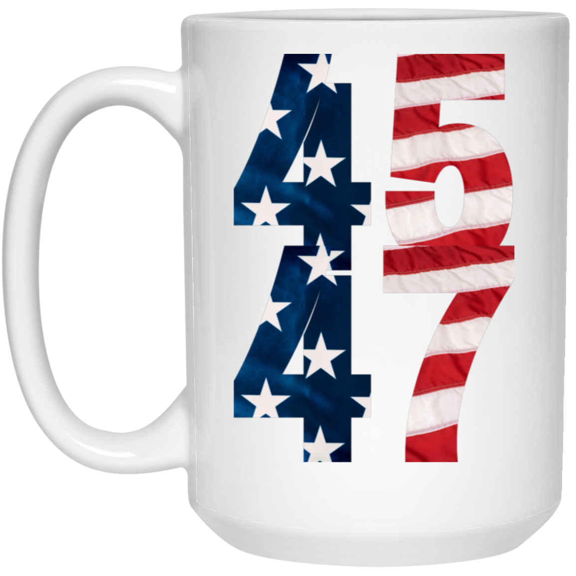 45/47 15oz White Mug