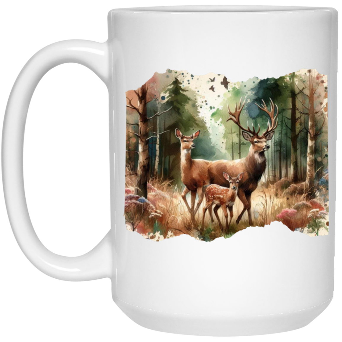 Deer Season 15oz White Mug