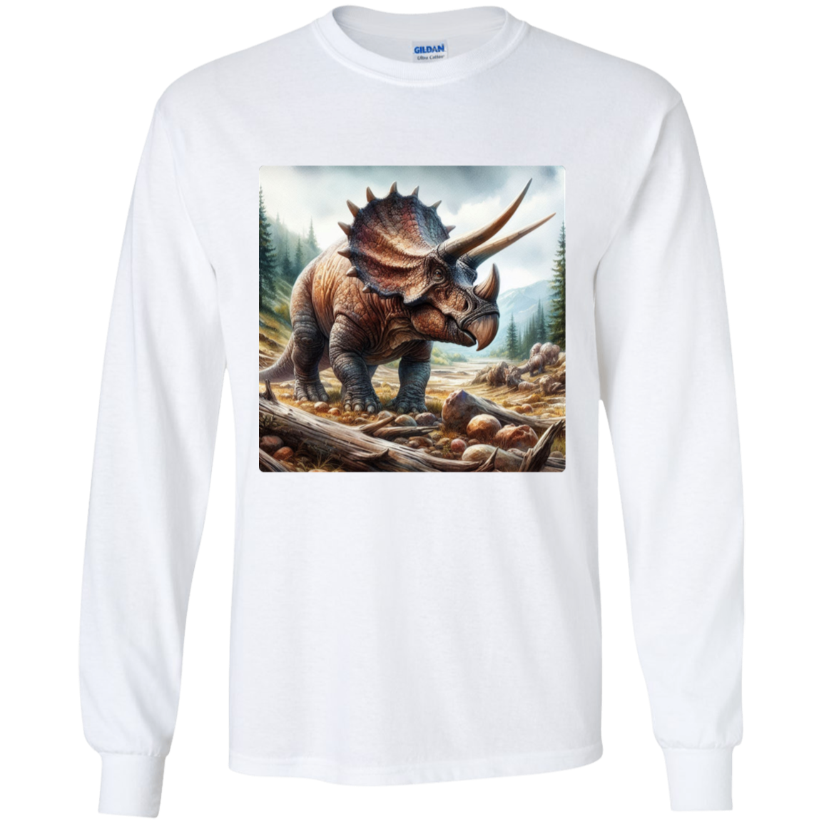 Triceratop LS T-Shirt