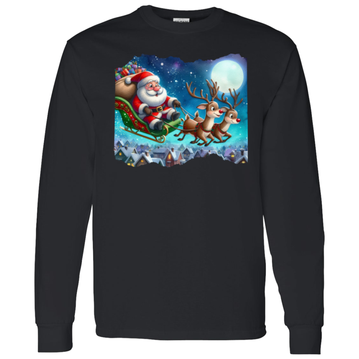 Santa's Ride LS T-Shirt