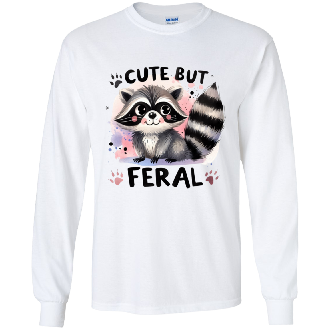 Cute But Feral Jr LS T-Shirt