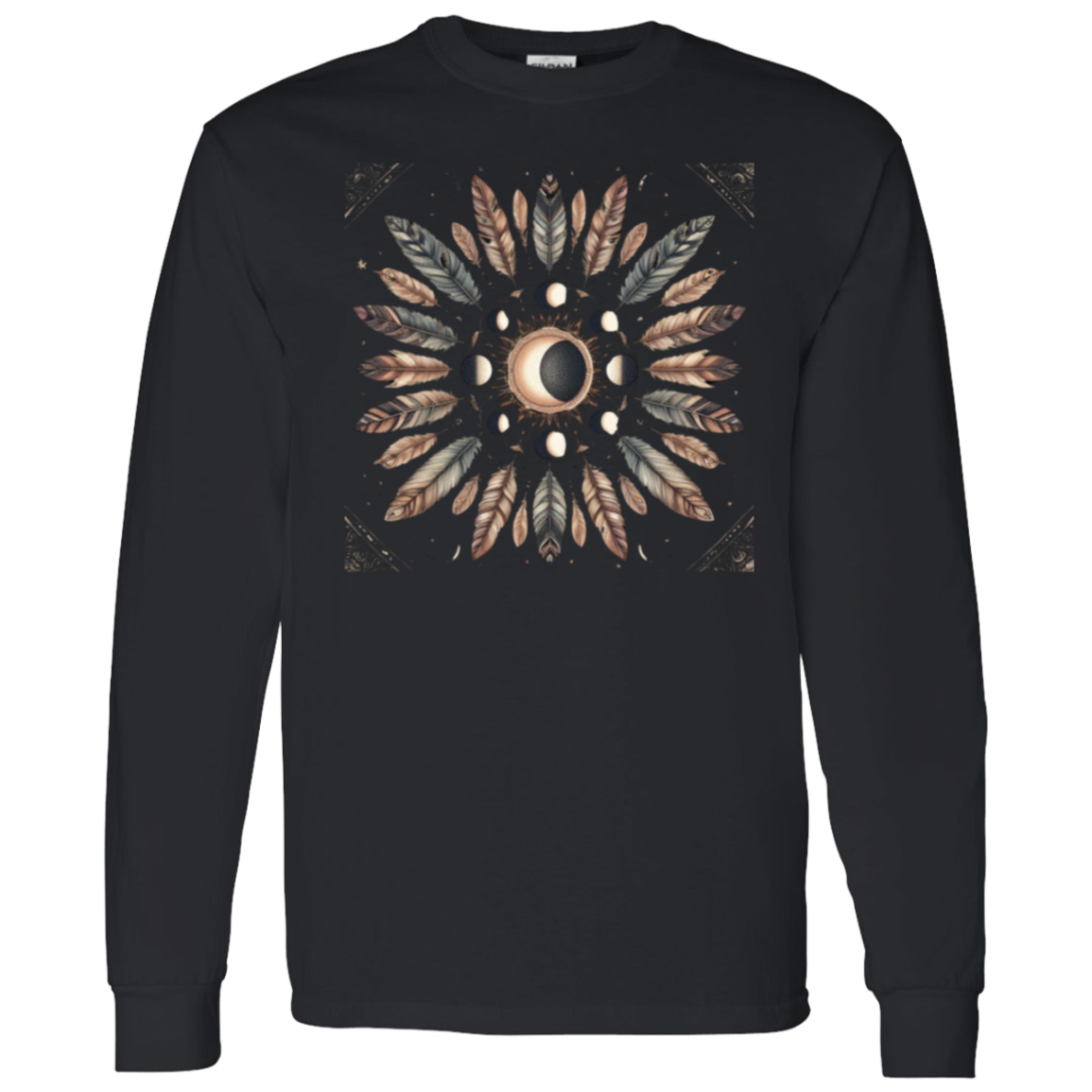 Feathery Moon LS T-Shirt