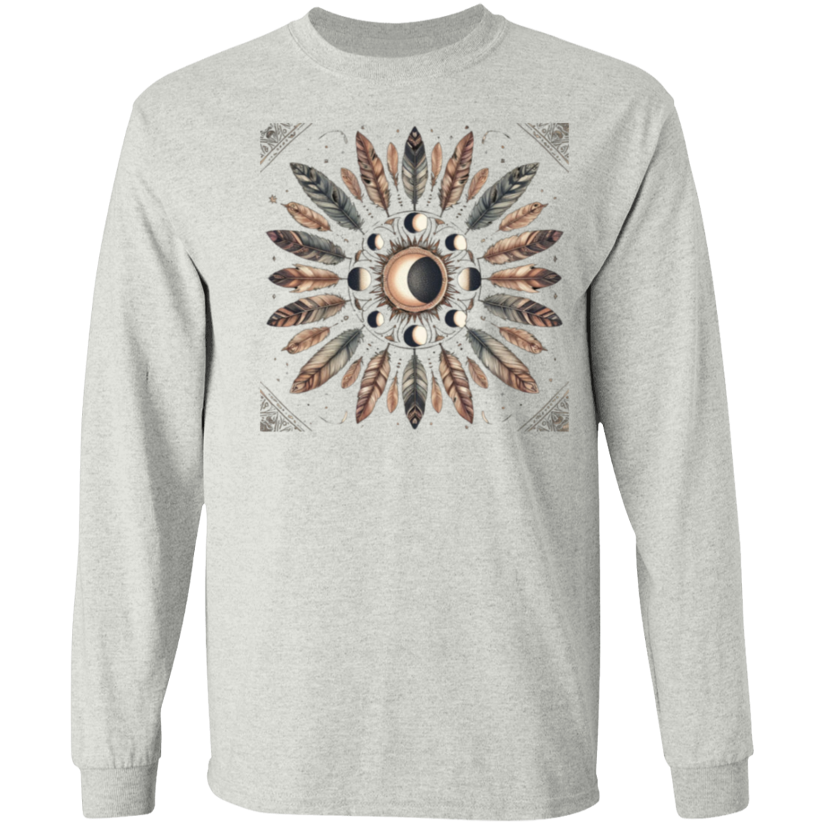 Feathery Moon LS T-Shirt