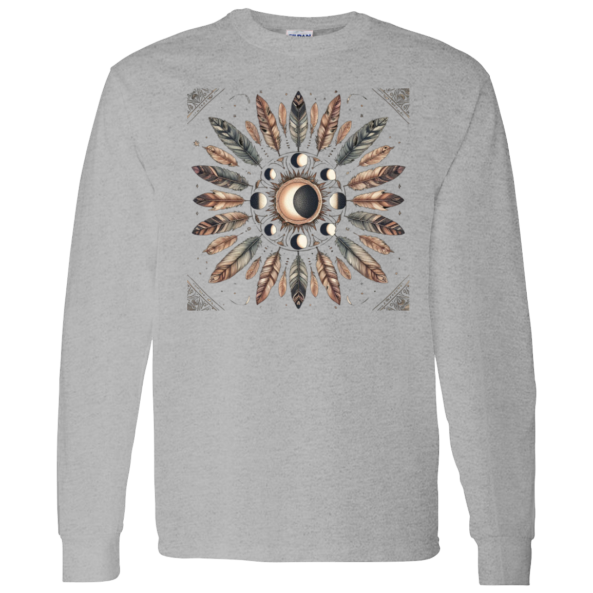 Feathery Moon LS T-Shirt