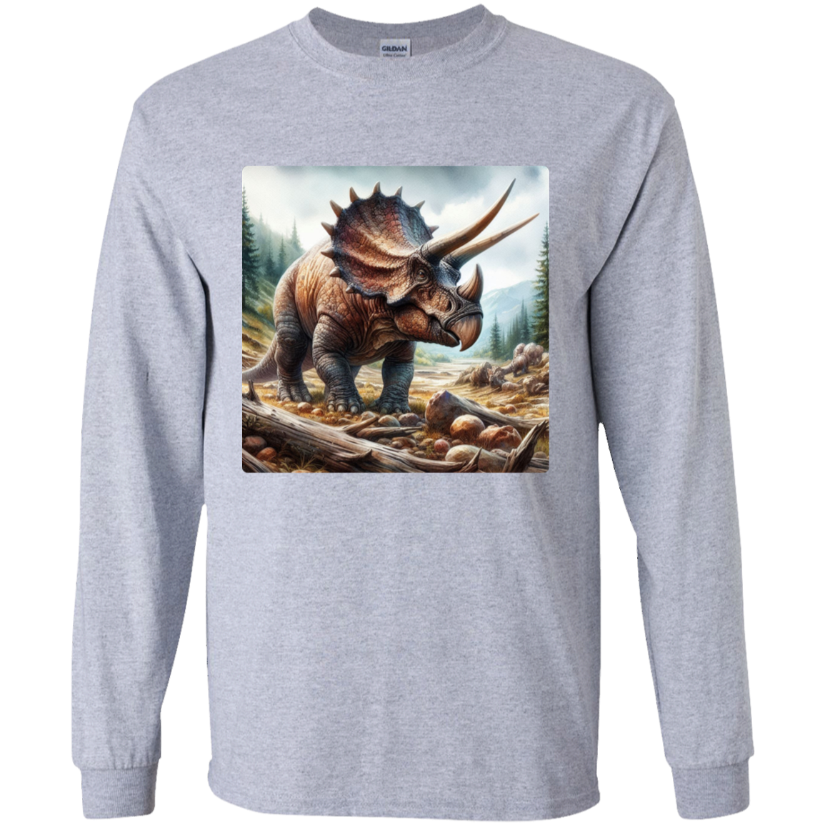 Triceratop LS T-Shirt