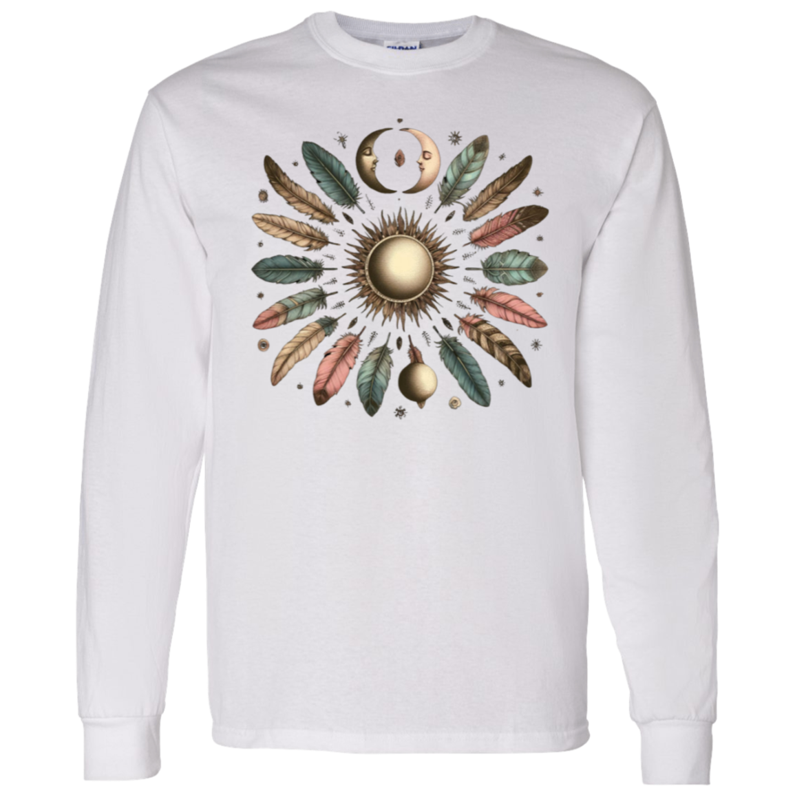 Moon and Feathers LS T-Shirt