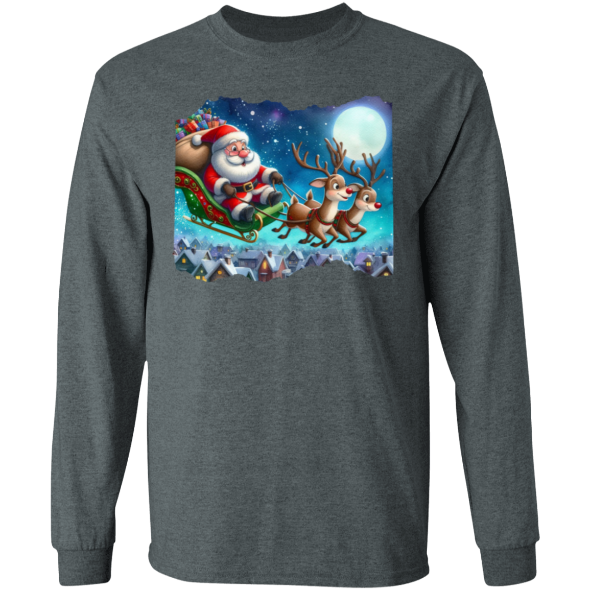 Santa's Ride LS T-Shirt