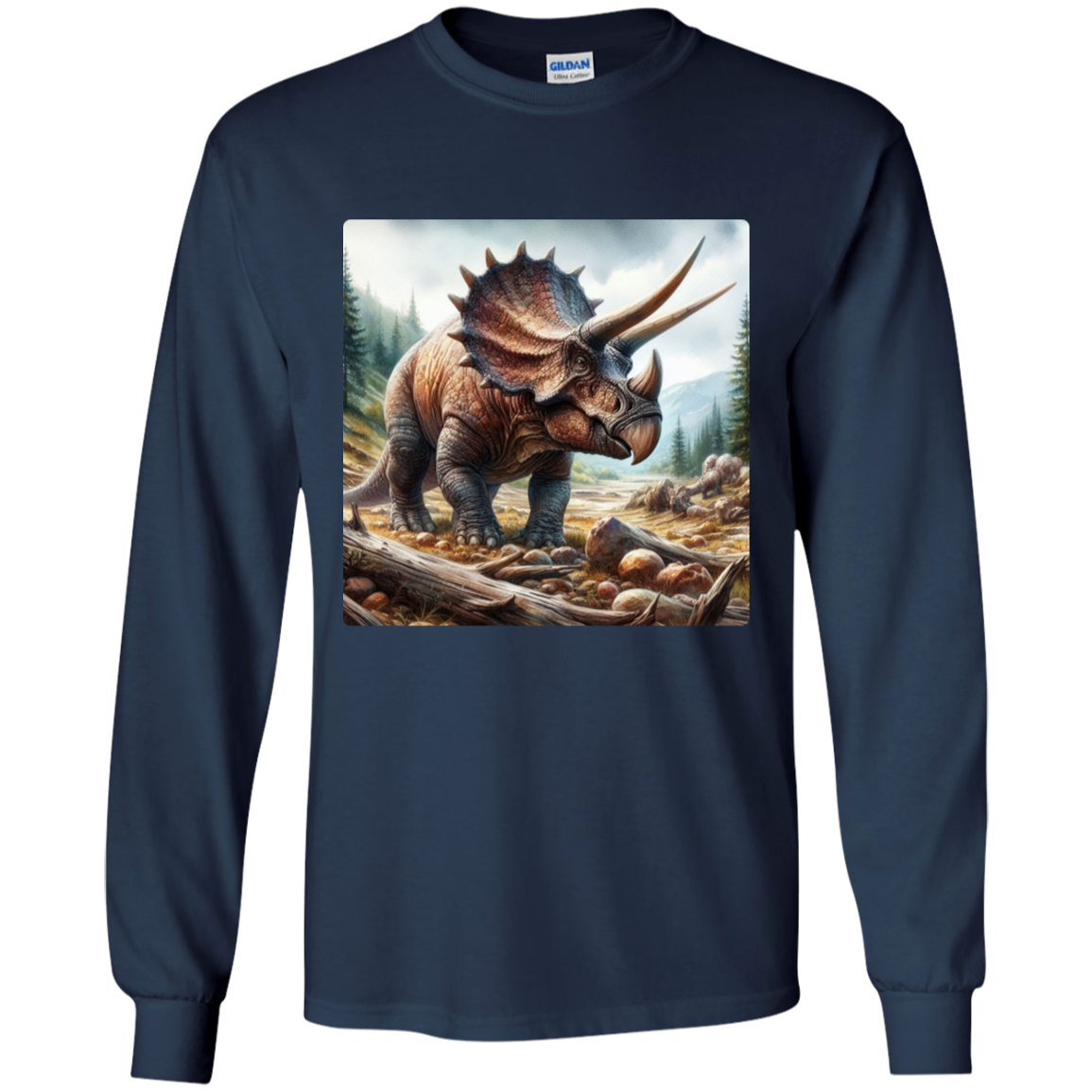 Triceratop LS T-Shirt