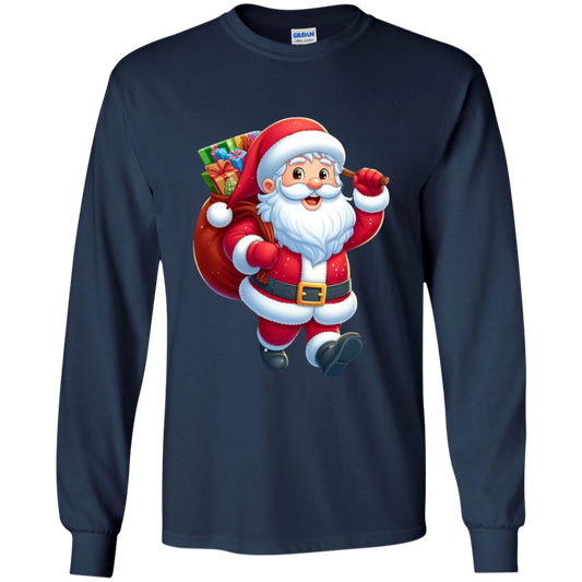 Santa's Coming LS T-Shirt