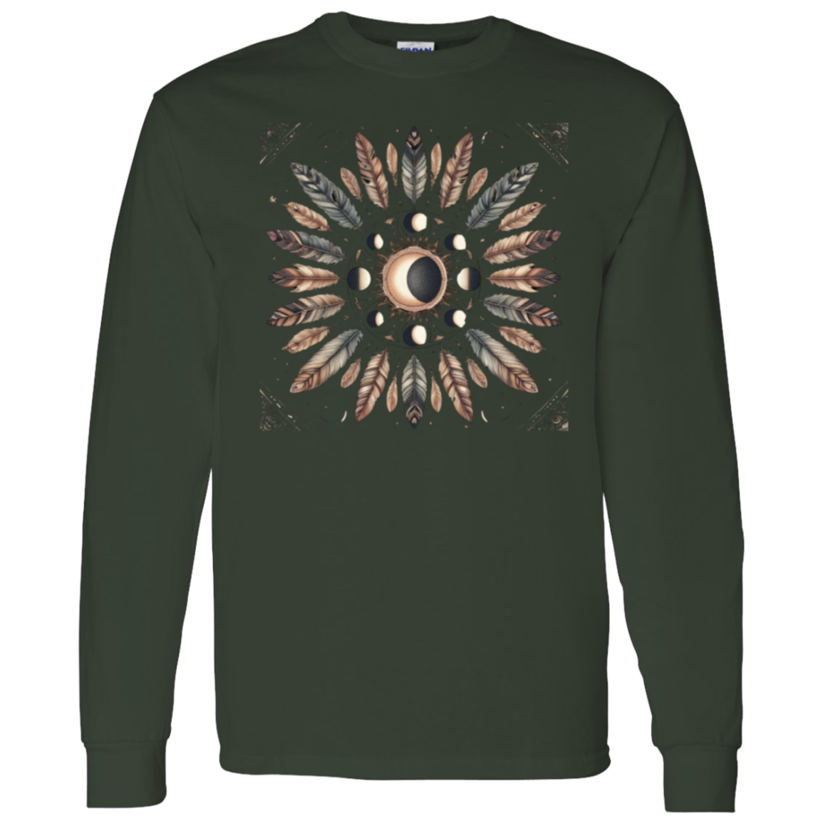 Feathery Moon LS T-Shirt